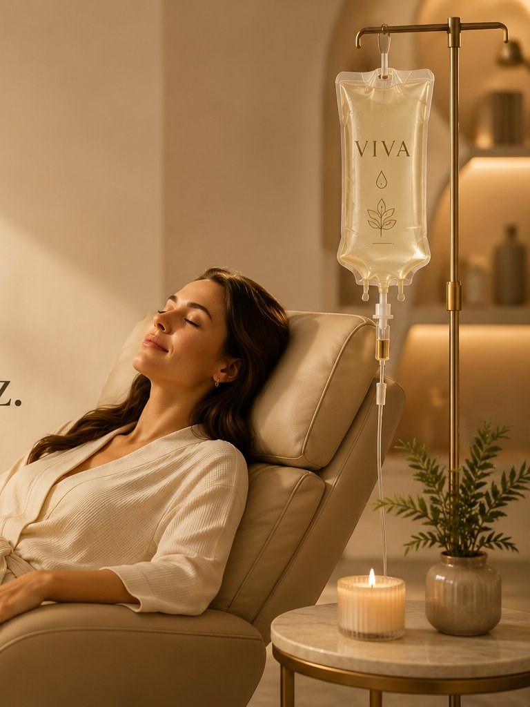 Sesion de IV Therapy en VIVA Recovery Lounge by Mila, Doral